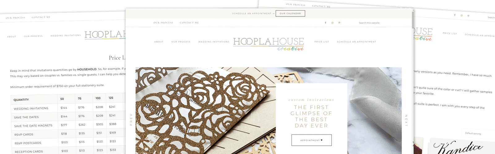 Hoopla House Creative - Website Redesign