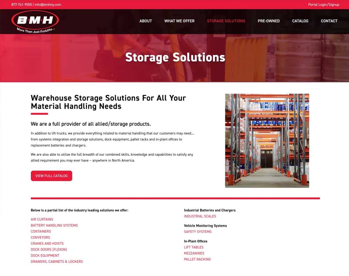 Buffalo Materials Handling Website